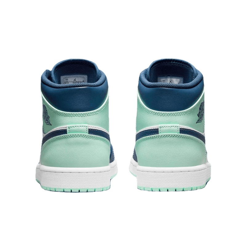 Tênis Air Jordan 1 Mid "Blue Mint" Feminino Azul / Verde