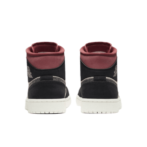 Tênis Air Jordan 1 Mid "Canyon Rust" Feminino Rosa / Preto