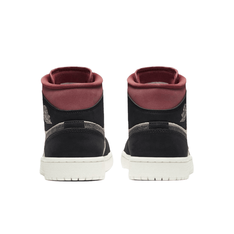 Tênis Air Jordan 1 Mid "Canyon Rust" Feminino Rosa / Preto