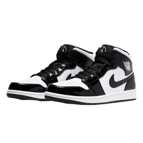 Tênis Air Jordan 1 Mid "Carbon Fiber" Preto / Branco