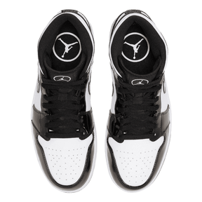 Tênis Air Jordan 1 Mid "Carbon Fiber" Preto / Branco