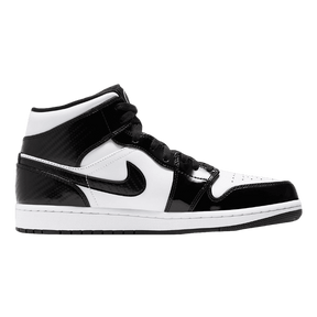 Tênis Air Jordan 1 Mid "Carbon Fiber" Preto / Branco