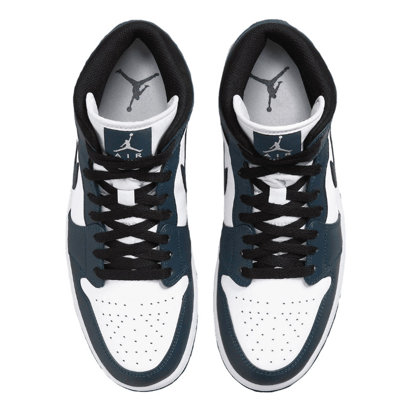 Tênis Air Jordan 1 Mid "Dark Teal" Azul