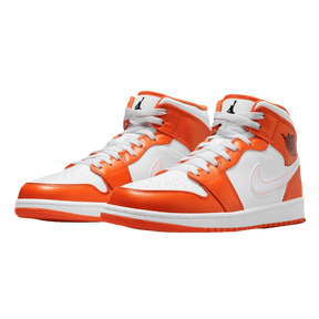 Tênis Air Jordan 1 Mid "Electro Orange" Laranja