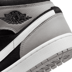 Tênis Air Jordan 1 Mid "Elephant Print" Masculino Cinza / Preto