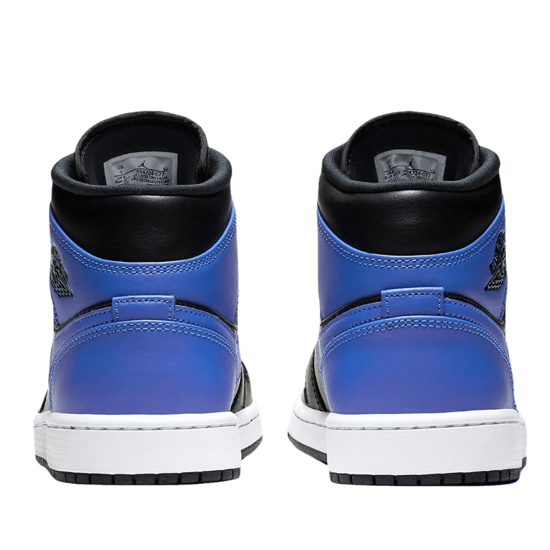 Tênis Air Jordan 1 Mid "Hyper Royal" Preto / Azul
