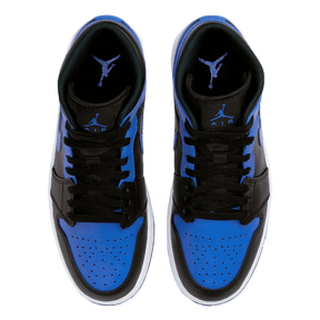 Tênis Air Jordan 1 Mid "Hyper Royal" Preto / Azul