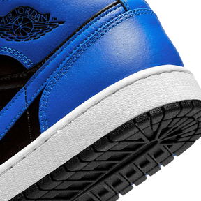 Tênis Air Jordan 1 Mid "Hyper Royal" Preto / Azul