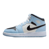 Tênis Air Jordan 1 Mid "Ice Blue" Feminino Azul