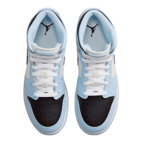 Tênis Air Jordan 1 Mid "Ice Blue" Feminino Azul