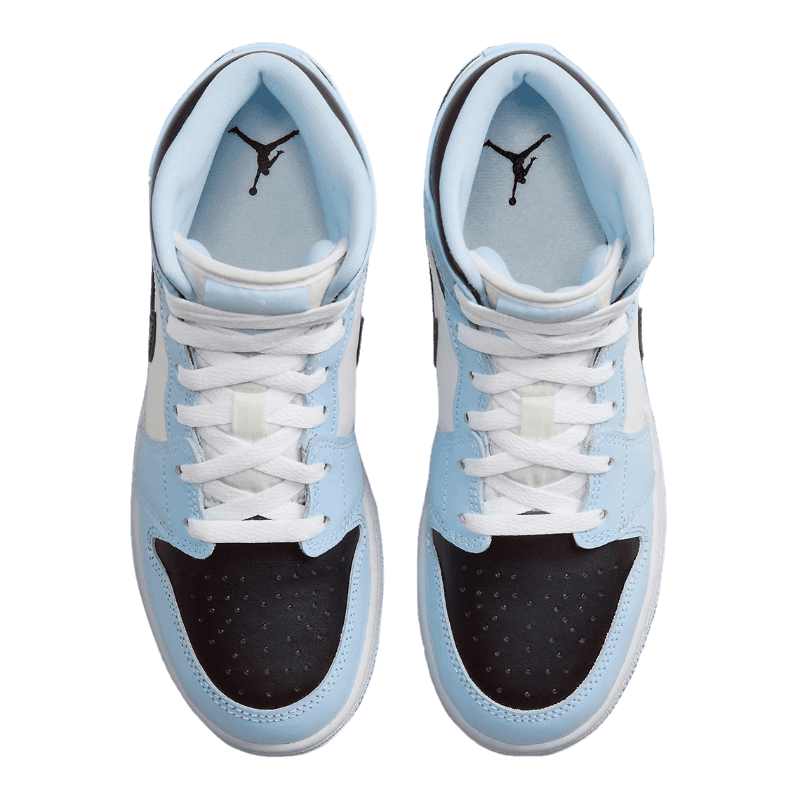 Tênis Air Jordan 1 Mid "Ice Blue" Feminino Azul