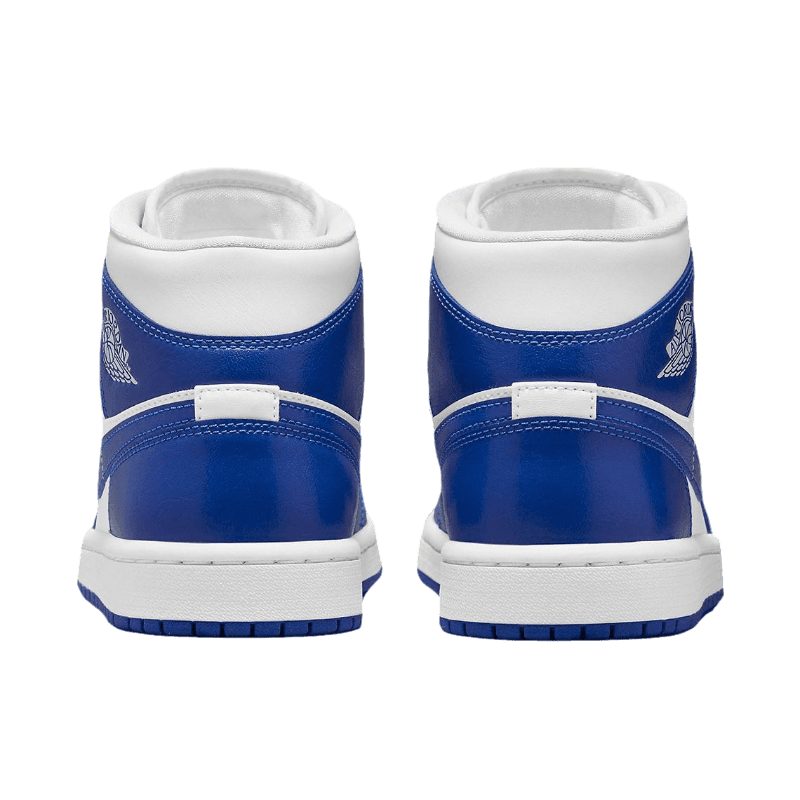 Tênis Air Jordan 1 Mid "Kentucky Blue" Feminino Azul / Branco