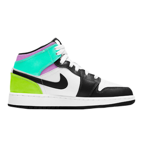 Tênis Air Jordan 1 Mid "Pastel Black Toe" Feminino