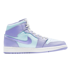 Tênis Air Jordan 1 Mid "Purple Aqua" Masculino Azul / Roxo