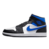 Tênis Air Jordan 1 Mid "Racer Blue" Masculino Preto / Azul