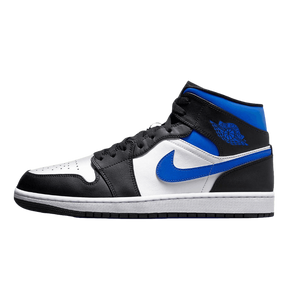Tênis Air Jordan 1 Mid "Racer Blue" Masculino Preto / Azul