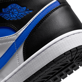 Tênis Air Jordan 1 Mid "Racer Blue" Masculino Preto / Azul