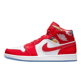 Tênis Air Jordan 1 Mid "Red Patent" Masculino Vermelho