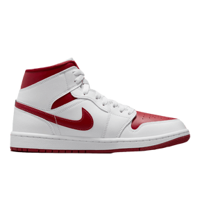 Tênis Air Jordan 1 Mid "Reverse Chicago" Masculino Branco / Vermelho
