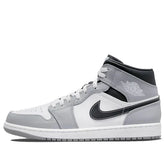 Tênis Air Jordan 1 Mid "Smoke Grey" Masculino Cinza