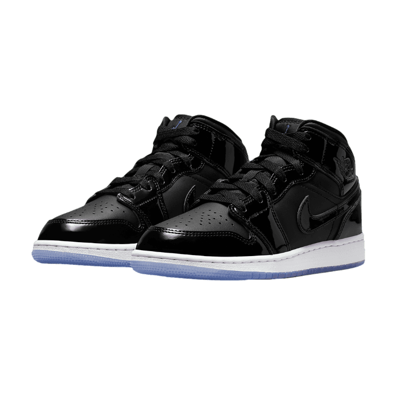 Tênis Air Jordan 1 Mid "Space Jam" Preto / Azul