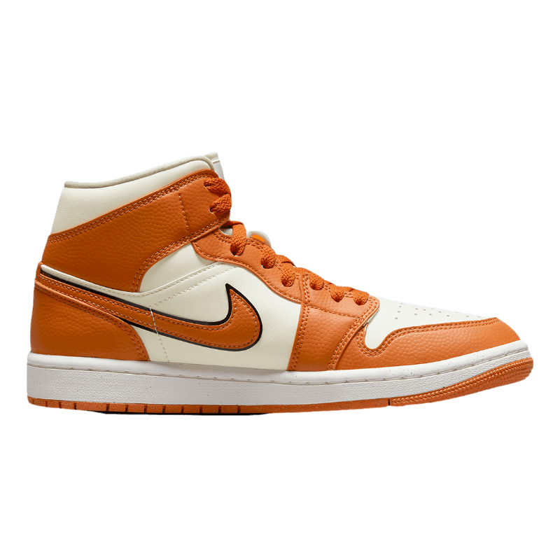 Tênis Air Jordan 1 Mid "Sport Spice" Laranja