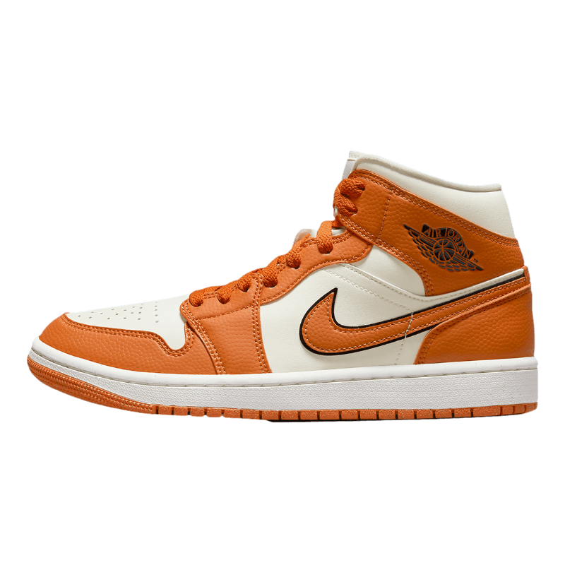 Tênis Air Jordan 1 Mid "Sport Spice" Laranja