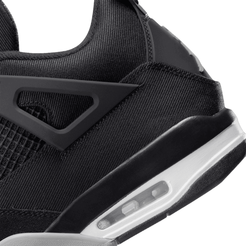 Tênis Air Jordan 4 "Black Canvas" Preto