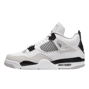 Tênis Air Jordan 4 "Military Black" Branco / Preto