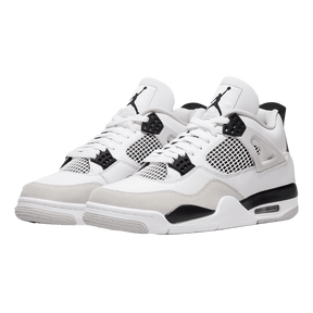 Tênis Air Jordan 4 "Military Black" Branco / Preto