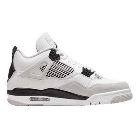 Tênis Air Jordan 4 "Military Black" Branco / Preto