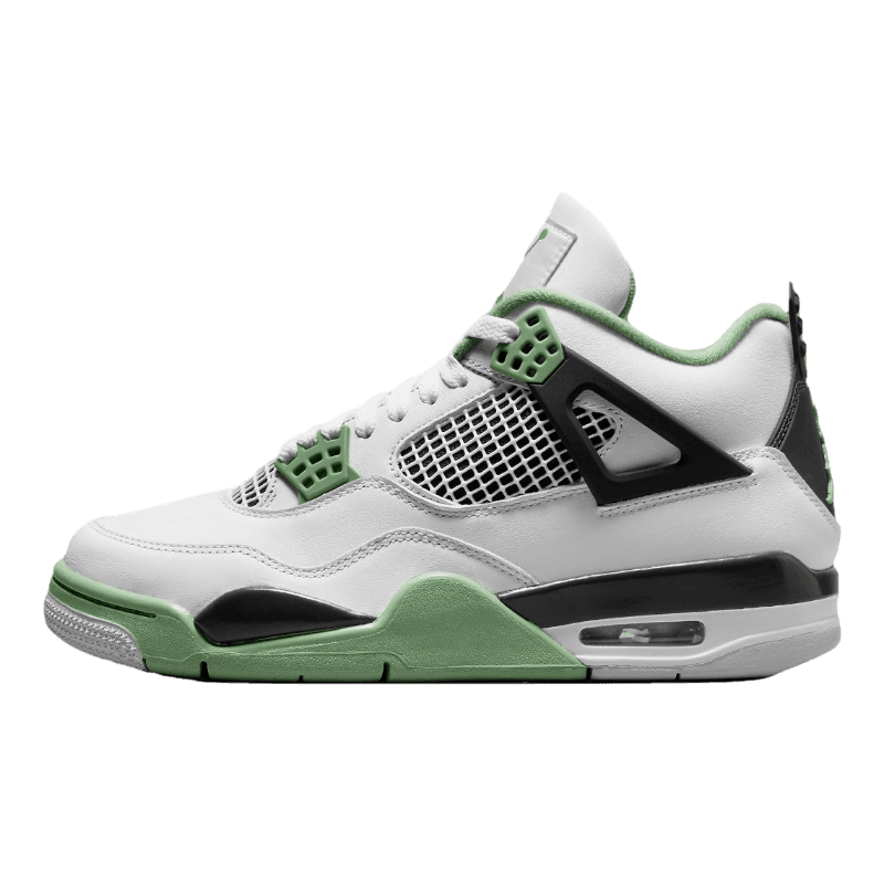 Tênis Air Jordan 4 "Oil Green" Branco / Verde