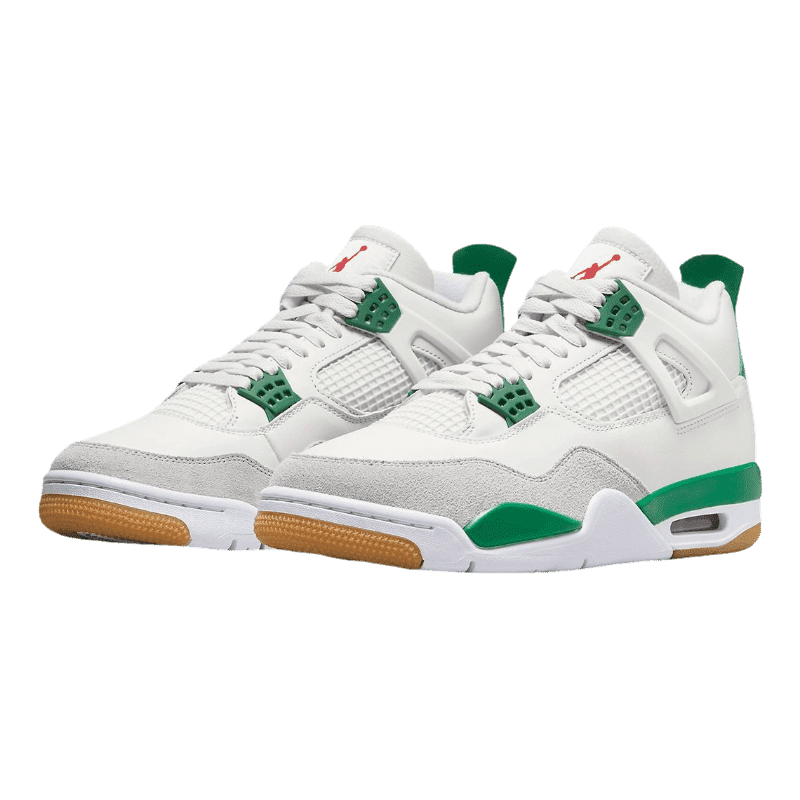 Tênis Air Jordan 4 SB "Pine Green" Masculino Branco / Verde
