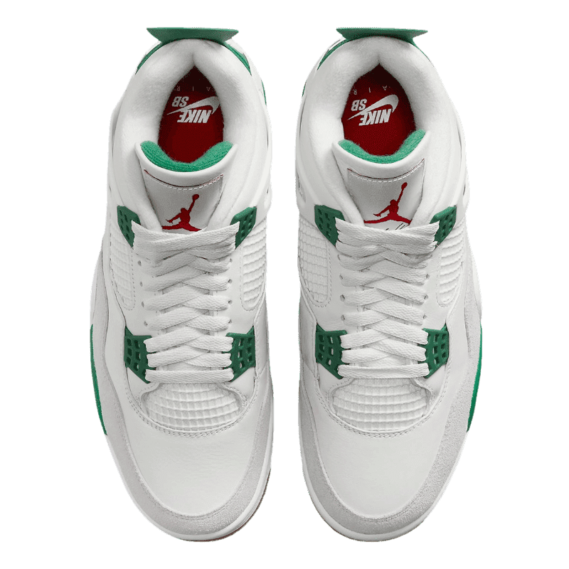 Tênis Air Jordan 4 SB "Pine Green" Masculino Branco / Verde