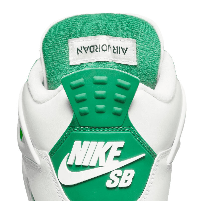 Tênis Air Jordan 4 SB "Pine Green" Masculino Branco / Verde