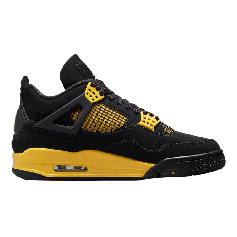 Tênis Air Jordan 4 "Thunder" Masculino Preto / Amarelo