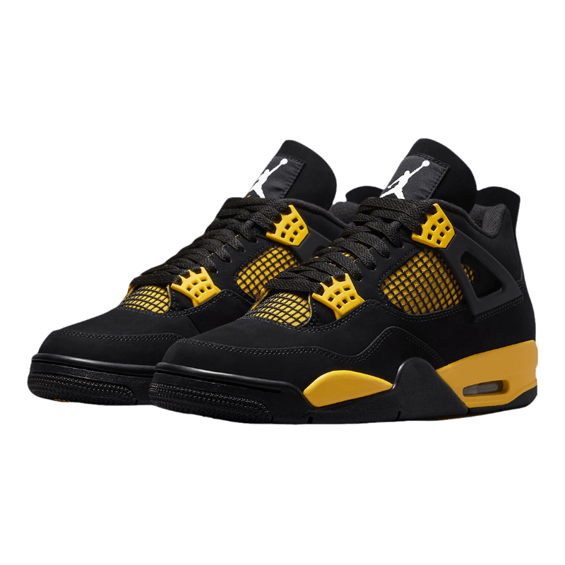 Tênis Air Jordan 4 "Thunder" Masculino Preto / Amarelo