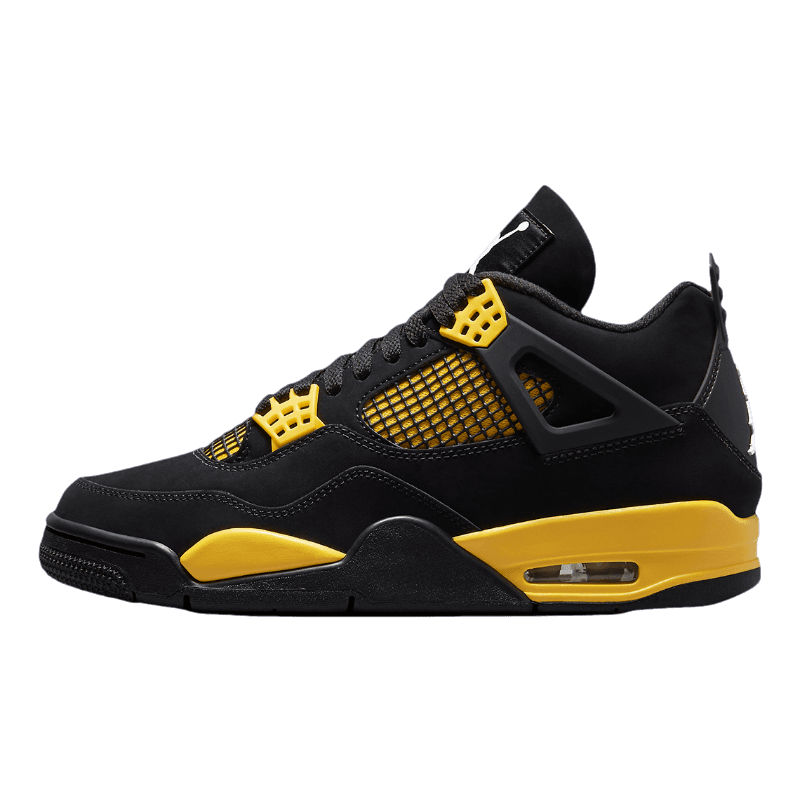Tênis Air Jordan 4 "Thunder" Masculino Preto / Amarelo