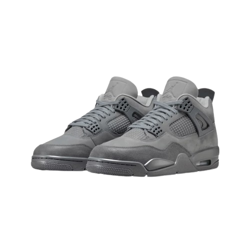 Tênis Air Jordan 4 "Wet Cement" Cinza