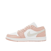 Tênis Air Jordan 1 Low "White Particle Beige Light Bone" Feminino Rosa