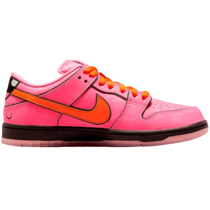 Tênis Dunk Low SB x Meninas Super Poderosas "Florzinha" Rosa