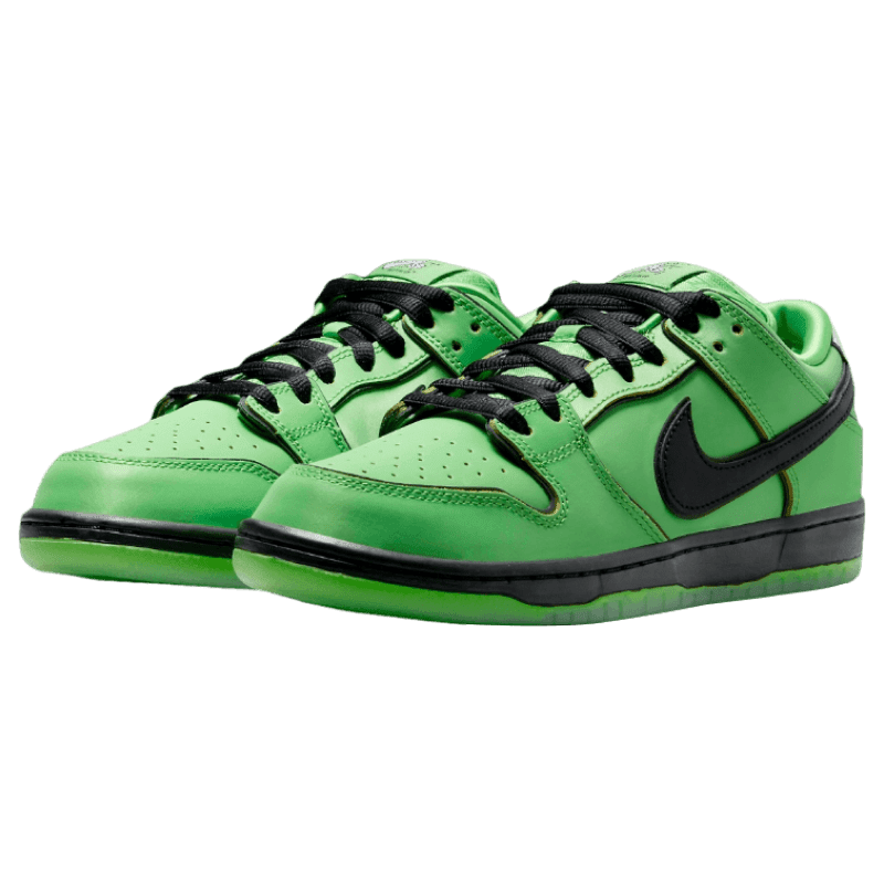 Tênis Dunk Low SB x Meninas "Super Poderosas Docinho" Verde