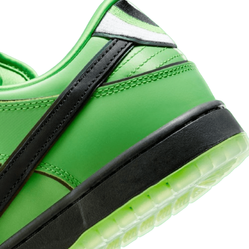Tênis Dunk Low SB x Meninas "Super Poderosas Docinho" Verde