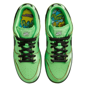 Tênis Dunk Low SB x Meninas "Super Poderosas Docinho" Verde