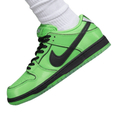 Tênis Dunk Low SB x Meninas "Super Poderosas Docinho" Verde