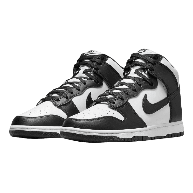 Tênis Dunk High "Black White" Feminino Preto / Branco