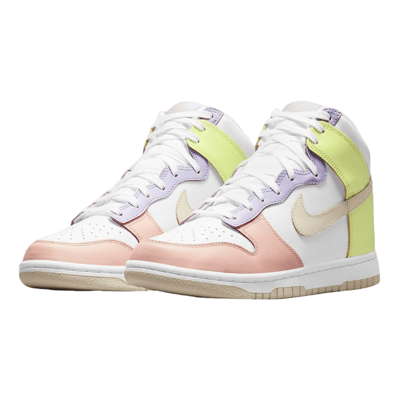 Tênis Dunk High "Lemon Twist" Feminino Branco