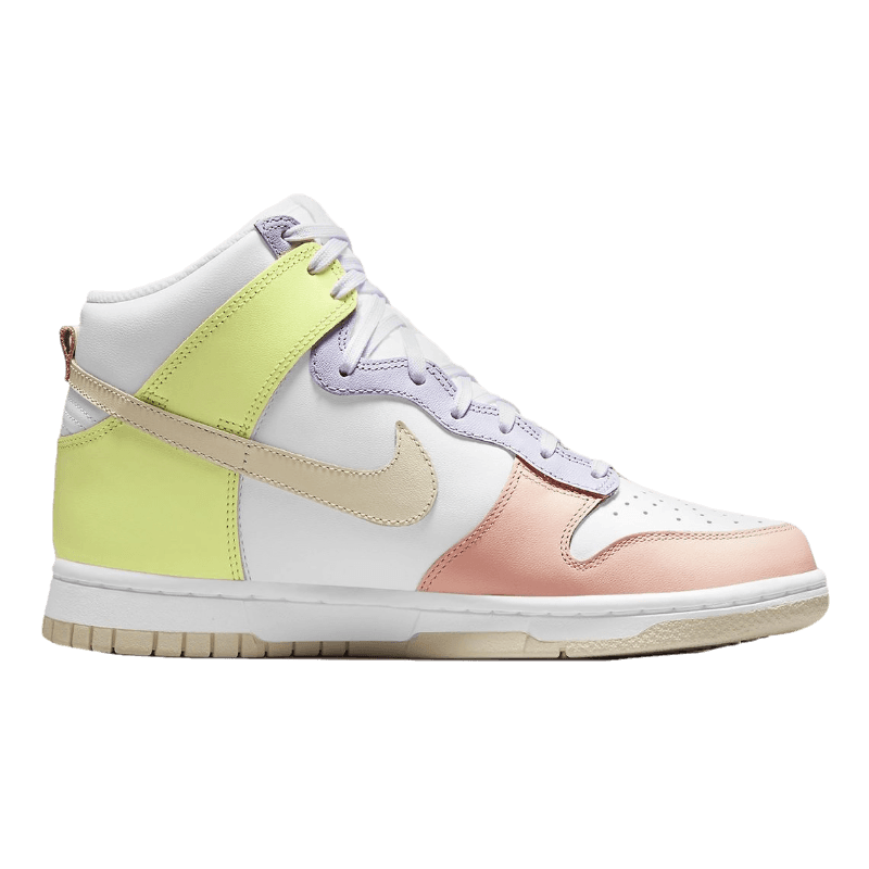 Tênis Dunk High "Lemon Twist" Feminino Branco