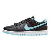 Tênis Dunk Low "Barber Shop Black" Masculino Preto Azul