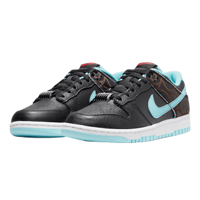 Tênis Dunk Low "Barber Shop Black" Masculino Preto Azul